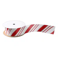 Chocolate Stripes Ribbon on 1.5 Brown Single Face Satin ribbon