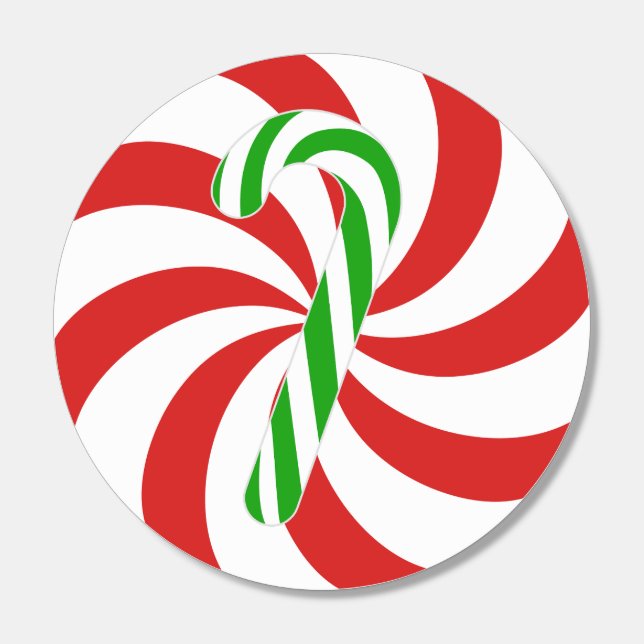 Candy cane swirl (Sticker)