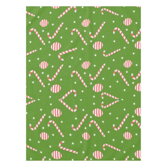 Candy Cane Tablecloth (Front)