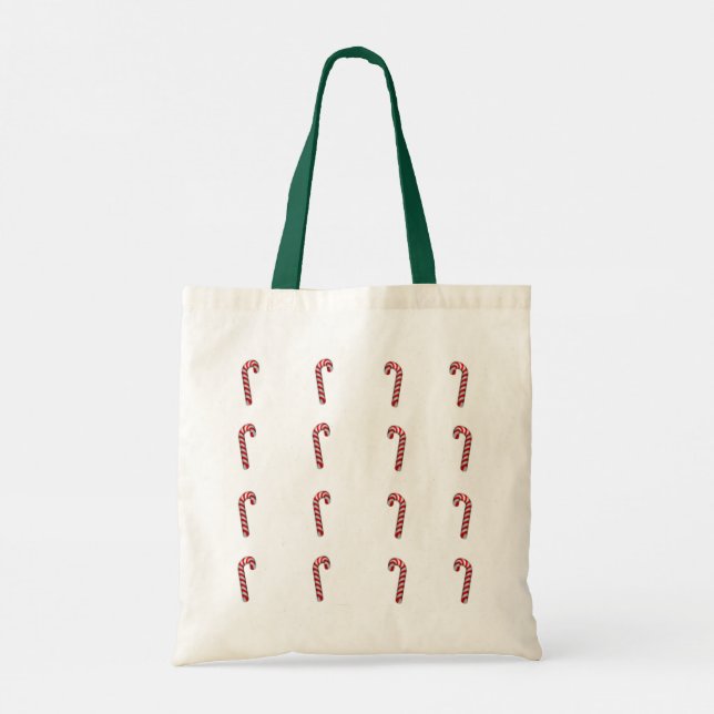 Candy Cane Tote Bag (Back)