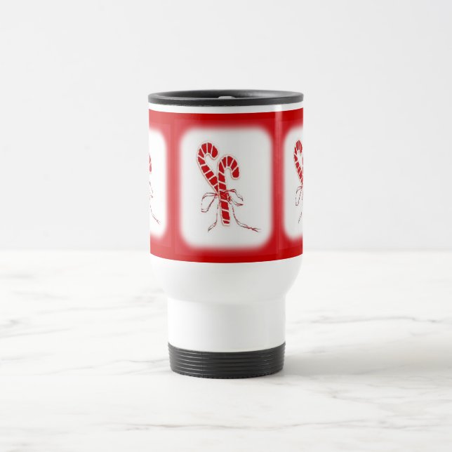 Candy Cane Travel Mug (Center)