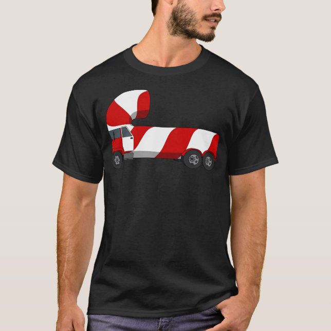 Candy Cane Truck T-Shirt (Front)