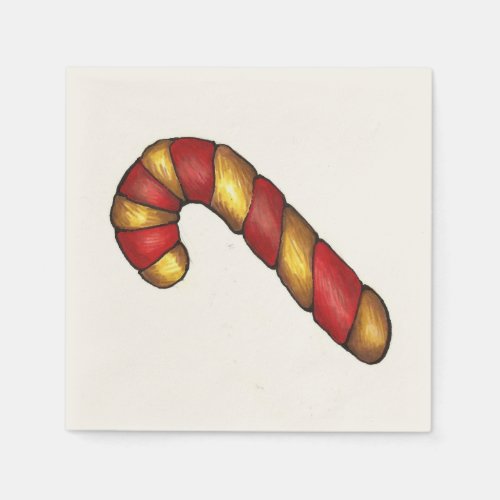 Candy Cane Twist Christmas Cookie Holiday Baking Napkins