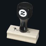 Candy Cane Winter Christmas Return Address Rubber Stamp<br><div class="desc">Candy Cane Stamps</div>