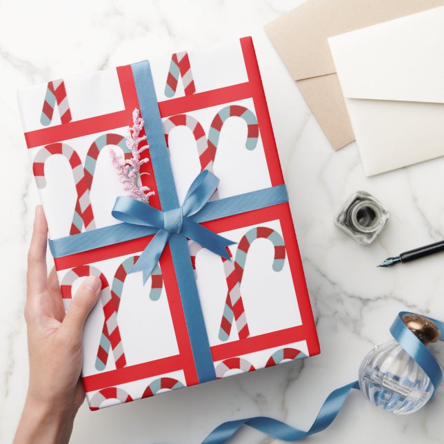 Candy Cane Wrapping Paper (Gifting)