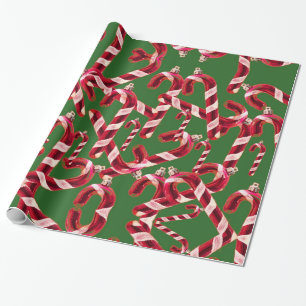 Candy Cane Wrapping Paper
