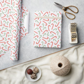 Candy Cane Wrapping Paper