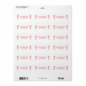 Candy Canes - Address Label | Zazzle