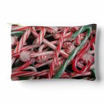 Candy Canes and Peppermints Christmas Holiday Accessory Pouch