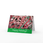 Candy Canes and Peppermints Christmas Holiday Card