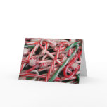 Candy Canes and Peppermints Christmas Holiday Card