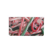 Candy Canes and Peppermints Christmas Holiday Checkbook Cover (Front)