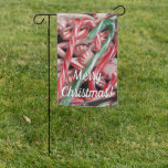 Candy Canes and Peppermints Christmas Holiday Garden Flag