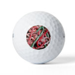 Candy Canes and Peppermints Christmas Holiday Golf Balls