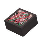 Candy Canes and Peppermints Christmas Holiday Keepsake Box