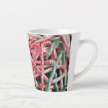 Candy Canes and Peppermints Christmas Holiday Latte Mug
