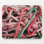 Candy Canes and Peppermints Christmas Holiday Mouse Pad
