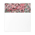 Candy Canes and Peppermints Christmas Holiday Notepad