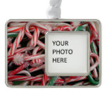 Candy Canes and Peppermints Christmas Holiday Ornament