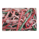 Candy Canes and Peppermints Christmas Holiday Placemat