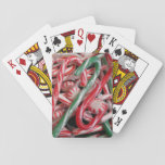 Candy Canes and Peppermints Christmas Holiday Poker Cards