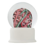 Candy Canes and Peppermints Christmas Holiday Snow Globe