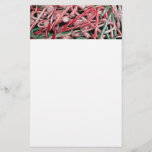 Candy Canes and Peppermints Christmas Holiday Stationery