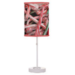 Candy Canes and Peppermints Christmas Holiday Table Lamp