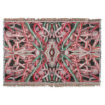 Candy Canes and Peppermints Christmas Holiday Throw Blanket