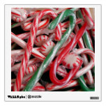 Candy Canes and Peppermints Christmas Holiday Wall Sticker
