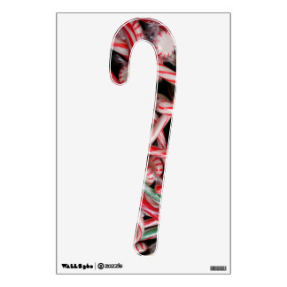 Candy Canes and Peppermints Christmas Holiday Wall Sticker