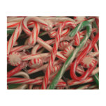Candy Canes and Peppermints Christmas Holiday Wood Wall Art