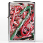 Candy Canes and Peppermints Christmas Holiday Zippo Lighter