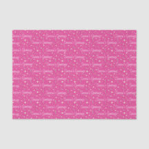 Candy Canes & Bon Bons Season's Greetings on Pink