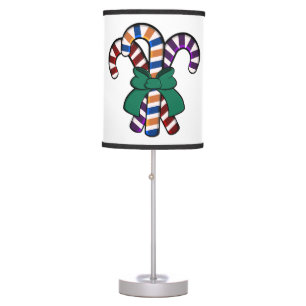 Candy Canes bouquet - green ribbon Table Lamp