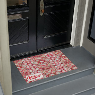Candy Canes Christmas Doormat