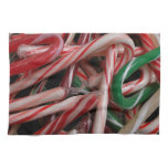 Candy Canes Christmas Holiday White Green and Red Kitchen Towel