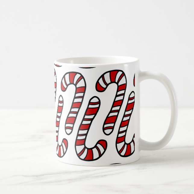Candy Canes Coffee Mug (Right)