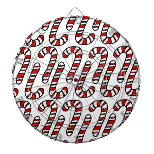 Candy Canes Dartboard With Darts