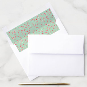 Candy Canes Envelope Liner