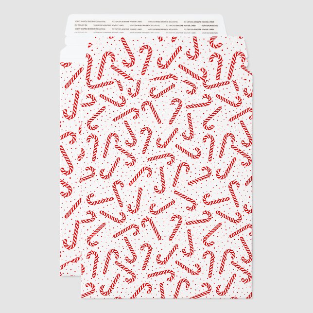 Candy Canes Envelope Mailer (Front & Back)