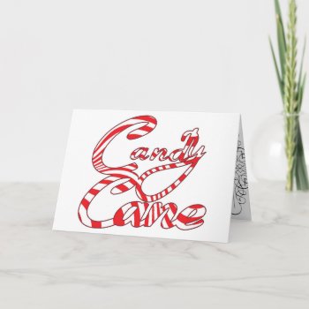 Candy Canes Holiday Card by Honeysuckle_Sweet at Zazzle