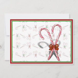 Candy Canes Invitation