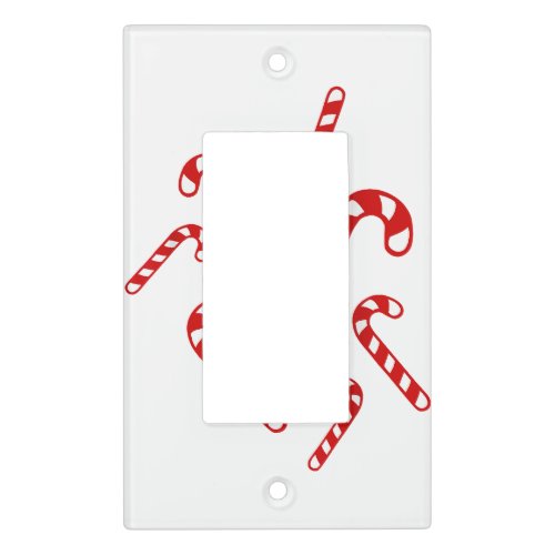 Candy canes  light switch cover