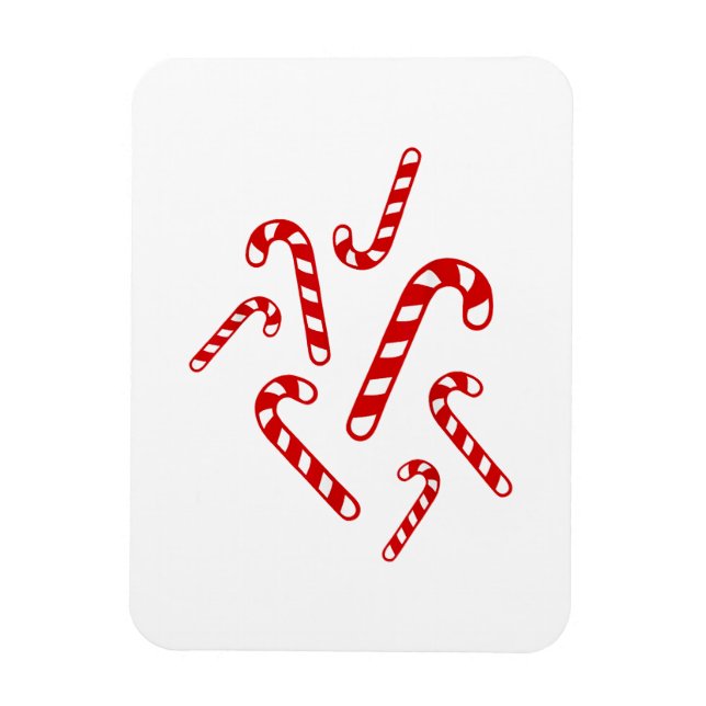 Candy canes  magnet (Vertical)