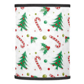 Candy Canes, Mistletoe, and Christmas Trees Lamp Shade (Left)