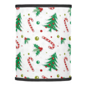 Candy Canes, Mistletoe, and Christmas Trees Lamp Shade (Right)