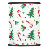 Candy Canes, Mistletoe, and Christmas Trees Lamp Shade (Front)