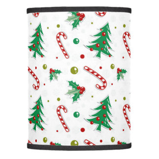 Candy Canes, Mistletoe, and Christmas Trees Lamp Shade