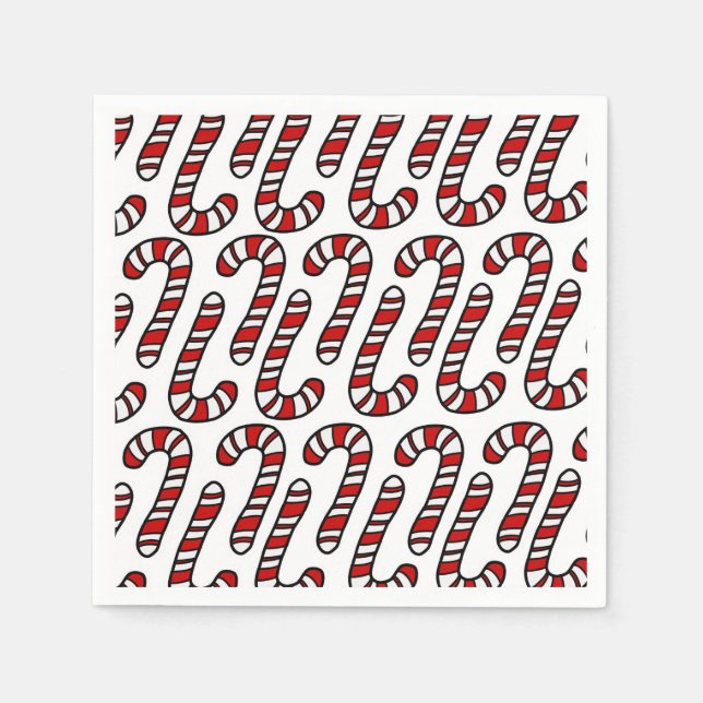 Candy Canes Napkins (Front)